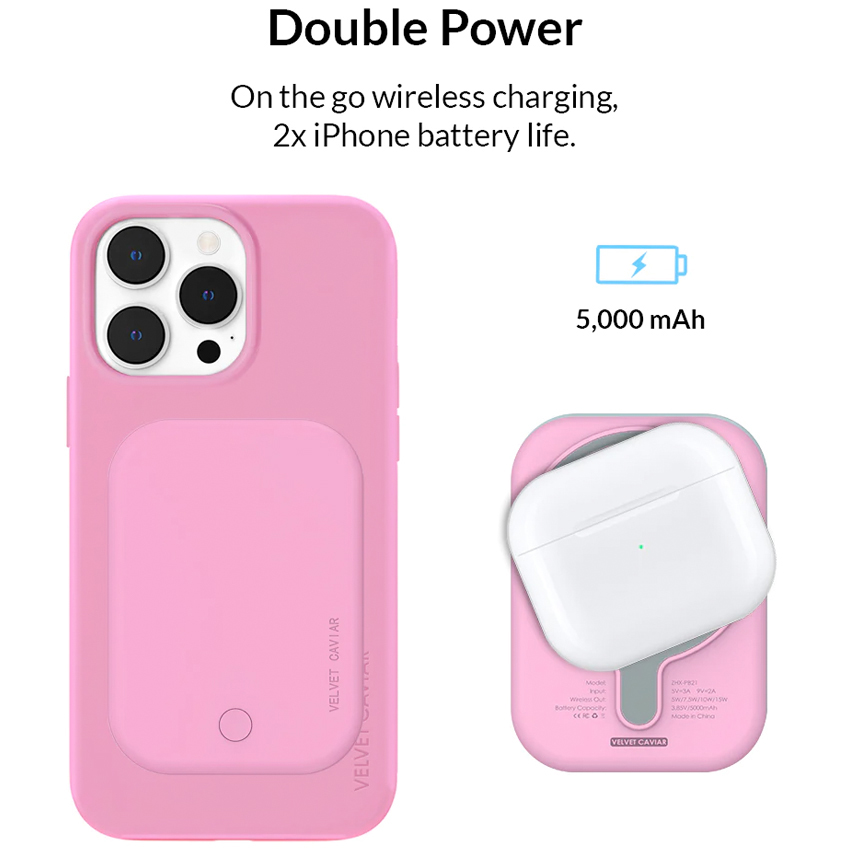 Cargador Inalambrico Powerbank Apple Battery Pack 5000Mah